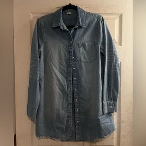 Aerie Denim Button Up